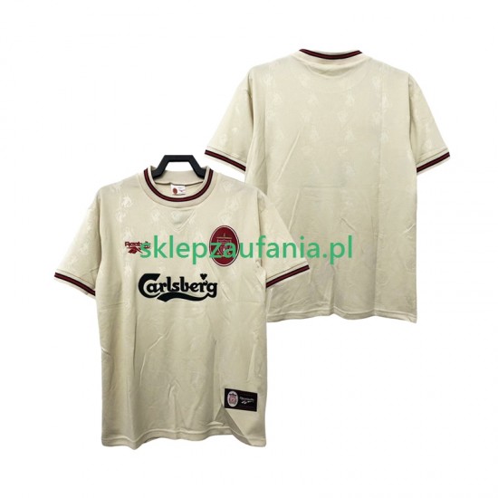 Herre Liverpool drakt 1996 1997 Retro Borte Korte Ermer