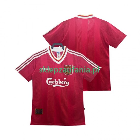 Herre Liverpool drakt 1995 1996 Retro Hjemme Korte Ermer