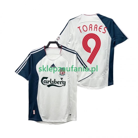 Herre Liverpool drakt Torres 9 Retro Borte 2006 2008 Korte Ermer