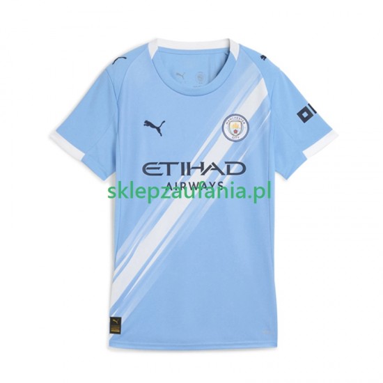 Dame Manchester City drakt Hjemme 2025-2026 Korte Ermer