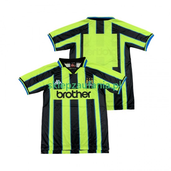 Herre Manchester City drakt 1998 Retro Borte 1999 Korte Ermer