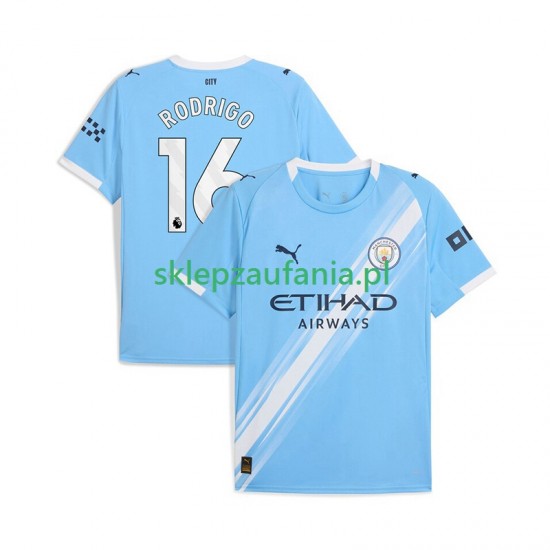 Herre Manchester City drakt Rodrigo Hernandez 16 Hjemme 2025-2026 Korte Ermer