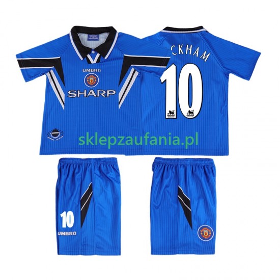 3-13 år Barn Manchester Utd drakt BECKHAM 10 1996 1998 Retro Tredje Korte Ermer