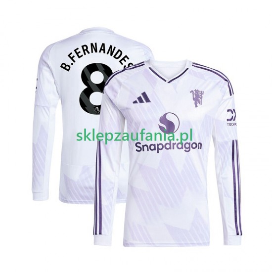 Herre Manchester Utd drakt Bruno Fernandes 8 Borte 2025-2026 Langermet