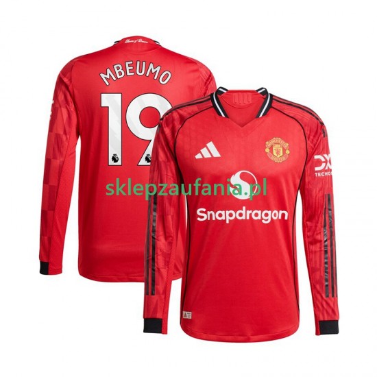 Herre Manchester Utd drakt Bryan Mbeumo 19 Hjemme 2025-2026 Langermet