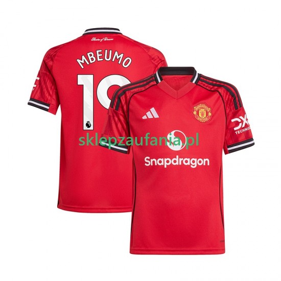 Herre Manchester Utd drakt Bryan Mbeumo 19 Hjemme 2025-2026 Korte Ermer
