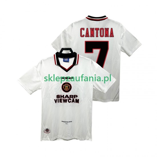 Herre Manchester Utd drakt CANTONA 7 1996 1997 Retro Borte Korte Ermer