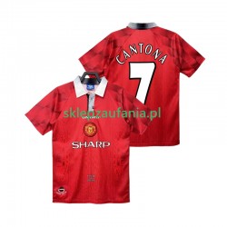 Herre Manchester Utd drakt CANTONA 7 1996 1997 Retro Hjemme Korte Ermer