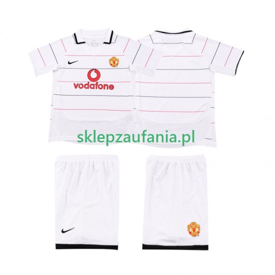 3-13 år Barn Manchester Utd drakt 2003 Retro Tredje 2006 Korte Ermer