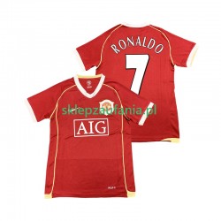 Herre Manchester Utd drakt Cristiano Ronaldo 7 2007 Retro Hjemme 2006 Korte Ermer
