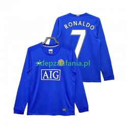 Herre Manchester Utd drakt Cristiano Ronaldo 7 2009 Retro Tredje 2008 Langermet