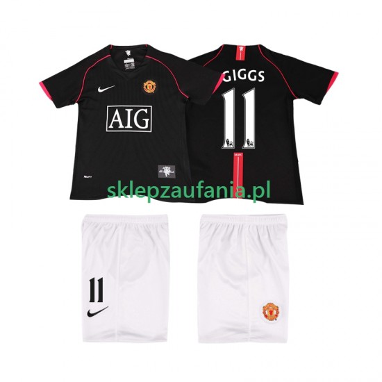 3-13 år Barn Manchester Utd drakt GIGGS 11 2007 Retro Borte 2008 Korte Ermer