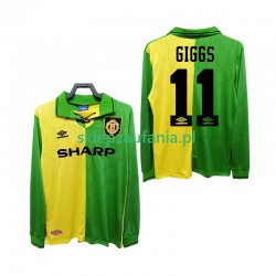 Herre Manchester Utd drakt GIGGS 11 1992 Retro Borte 1994 Langermet