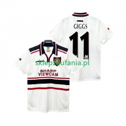 Herre Manchester Utd drakt GIGGS 11 1998 Retro Borte 1999 Korte Ermer