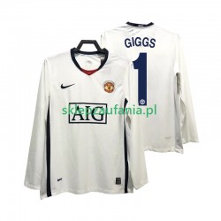 Herre Manchester Utd drakt GIGGS 11 Premier League 2009 Retro Borte 2008 Langermet Herre Manchester Utd drakt GIGGS 11 Premier League 2009 Retro Borte 2008 Langermet
