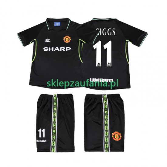 3-13 år Barn Manchester Utd drakt GIGGS 11 1998 Retro Tredje 1999 Korte Ermer