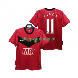 Herre Manchester Utd drakt GIGGS 11 2009 Retro Hjemme 2010 Korte Ermer