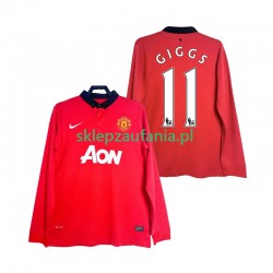 Herre Manchester Utd drakt GIGGS 11 2013 2014 Retro Hjemme Langermet