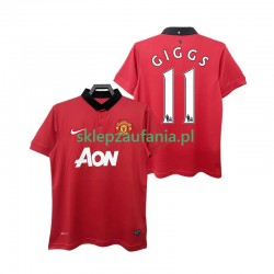 Herre Manchester Utd drakt GIGGS 11 2013 2014 Retro Hjemme Korte Ermer