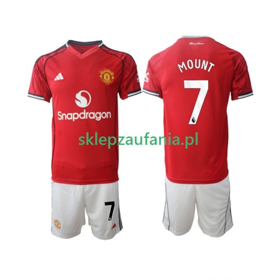 3-13 år Barn Manchester Utd drakt Mason Mount 7 Hjemme 2025-2026 Korte Ermer