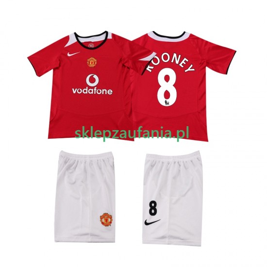 3-13 år Barn Manchester Utd drakt ROONEY 8 2005 Retro Hjemme 2006 Korte Ermer