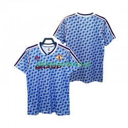 Herre Manchester Utd drakt 1992 Retro Borte 1990 Korte Ermer
