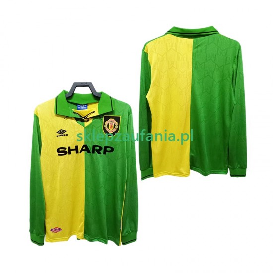 Herre Manchester Utd drakt 1992 Retro Borte 1994 Langermet