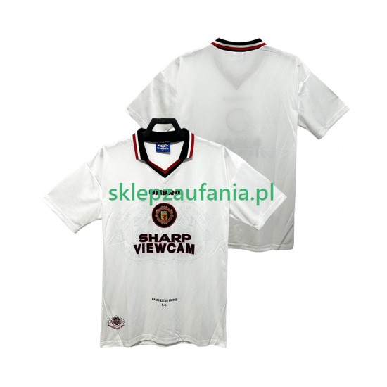 Herre Manchester Utd drakt 1996 1997 Retro Borte Korte Ermer