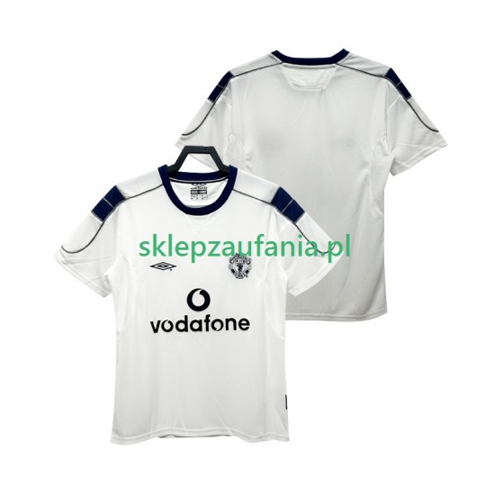 Herre Manchester Utd drakt 2000 2001 Retro Borte Korte Ermer