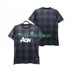 Herre Manchester Utd drakt 2013 2014 Retro Borte Korte Ermer