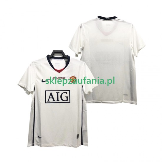 Herre Manchester Utd drakt Champions League 2009 Retro Borte 2008 Korte Ermer