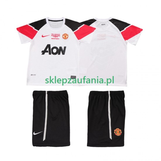 3-13 år Barn Manchester Utd drakt Champions League 2012 Retro Tredje 2011 Korte Ermer
