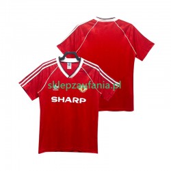 Herre Manchester Utd drakt 1988 Retro Hjemme 1990 Korte Ermer