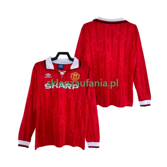 Herre Manchester Utd drakt 1992 Retro Hjemme 1994 Langermet