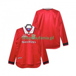 Herre Manchester Utd drakt 2000 Retro Hjemme 1999 Langermet