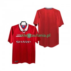 Herre Manchester Utd drakt 2000 Retro Hjemme 1999 Korte Ermer