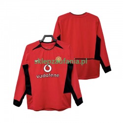 Herre Manchester Utd drakt 2002 Retro Hjemme 2004 Langermet