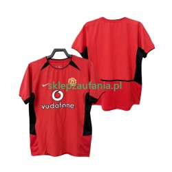 Herre Manchester Utd drakt 2002 Retro Hjemme 2004 Korte Ermer