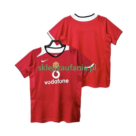 Herre Manchester Utd drakt 2005 Retro Hjemme 2006 Korte Ermer