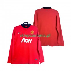 Herre Manchester Utd drakt 2013 2014 Retro Hjemme Langermet