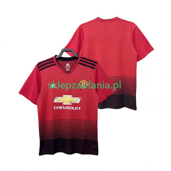 Herre Manchester Utd drakt 2018 2019 Retro Hjemme Korte Ermer
