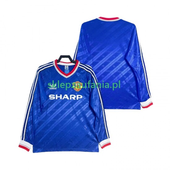 Herre Manchester Utd drakt 1986 1988 Retro Tredje Langermet
