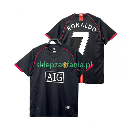 Herre Manchester Utd drakt Ronaldo 7 2007 Retro Borte 2008 Korte Ermer