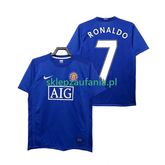 Herre Manchester Utd drakt Ronaldo 7 2009 Retro Tredje 2008 Korte Ermer