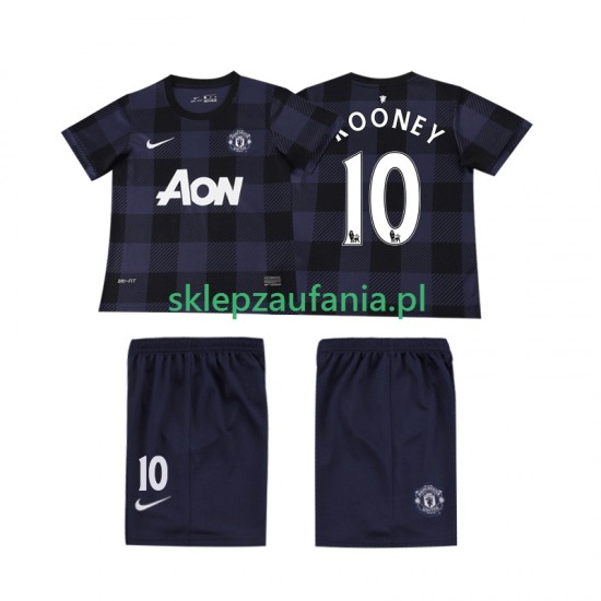 3-13 år Barn Manchester Utd drakt Rooney 10 2013 2014 Retro Borte Korte Ermer