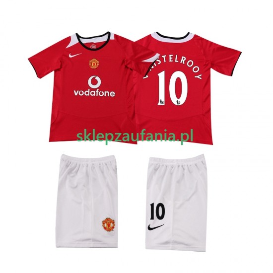 3-13 år Barn Manchester Utd drakt Ruud van Nistelrooy 2005 Retro Hjemme 2006 Korte Ermer
