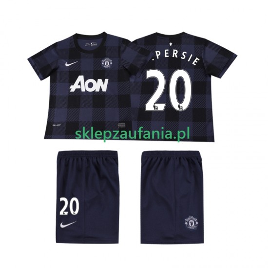 3-13 år Barn Manchester Utd drakt V PERSIE 20 2013 2014 Retro Borte Korte Ermer