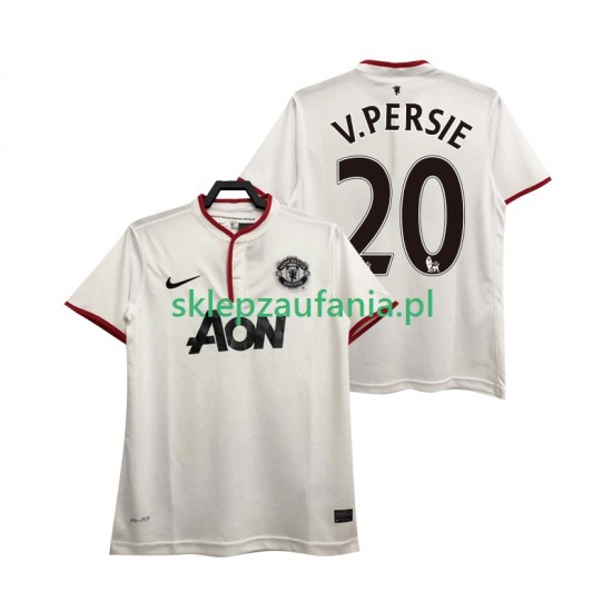 Herre Manchester Utd drakt V PERSIE 20 2013 2014 Retro Tredje Korte Ermer
