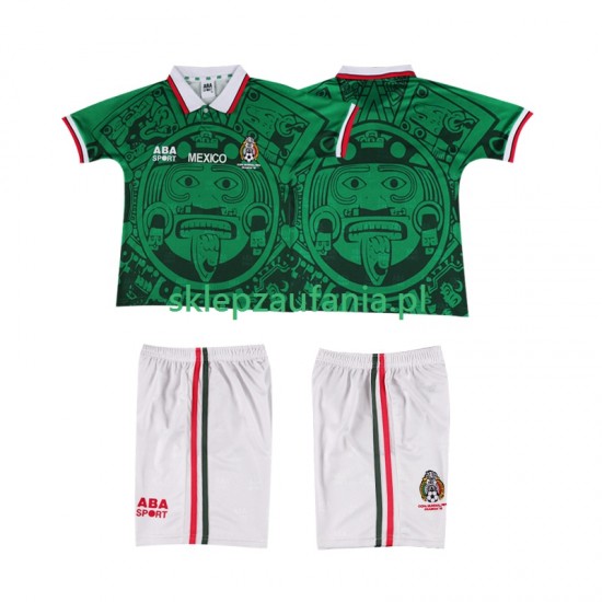 3-13 år Barn Mexico drakt 1998 Retro Hjemme Korte Ermer