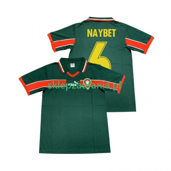 Herre Marokko drakt NAYBET 6 1998 Retro Hjemme Korte Ermer